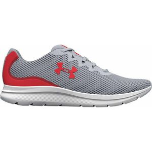 Under Armour UA Charged Impulse 3 Running Shoes Mod Gray/Radio Red 44, 5 Cestná bežecká obuv vyobraziť