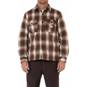 Deus Ex Machina Marcus Check Shirt Brown Plaid S Košela vyobraziť