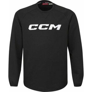 CCM Locker Room Fleece Crew SR Black XS SR vyobraziť