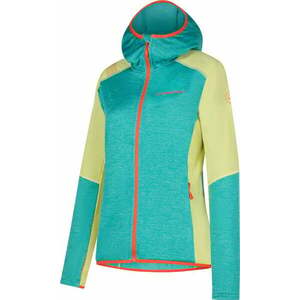 La Sportiva Existence Hoody W Lagoon/Green Banana L Outdoorová mikina vyobraziť