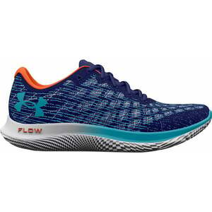 Under Armour Men's UA Flow Velociti Wind 2 Sonar Blue/Citrus Blast/Blue Surf 41 Cestná bežecká obuv vyobraziť