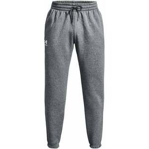 Under Armour Men's UA Essential Fleece Joggers Pitch Gray Medium Heather/White XL Fitness nohavice vyobraziť