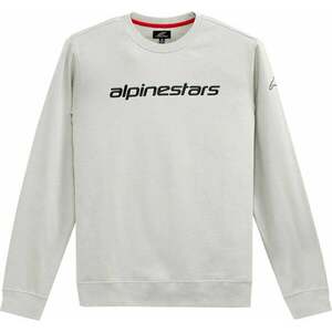 Alpinestars Linear Crew Fleece Silver/Black 2XL Mikina vyobraziť