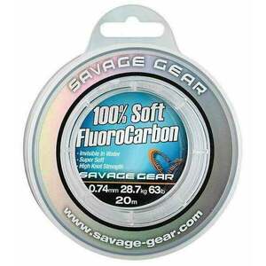 Savage Gear Soft Fluoro Carbon Transparent 0, 81 mm 15 m 33 kg Vlasec vyobraziť