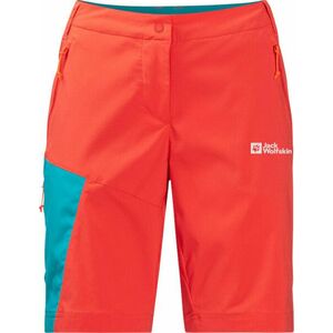 Jack Wolfskin Glastal Shorts W Tango Orange M Šortky vyobraziť