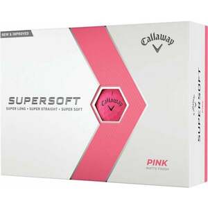 Callaway Supersoft 2023 Pink Golfové lopty vyobraziť