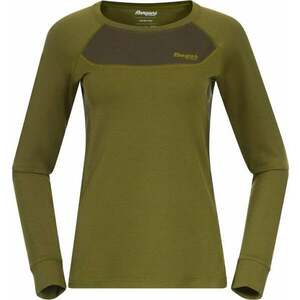 Bergans Cecilie Wool Long Sleeve Women Green/Dark Olive Green XS Termoprádlo vyobraziť