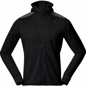 Bergans Rabot Active Mid Hood Jacket Men Black L Outdoorová mikina vyobraziť