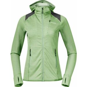 Bergans Rabot Active Mid Hood Women Light Jade Green XS Outdoorová mikina vyobraziť