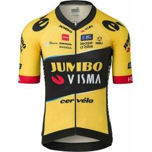 AGU Premium Replica SS Team Jumbo-Visma Men Dres Yellow 2XL vyobraziť