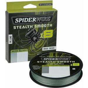 SpiderWire Stealth® Smooth8 x8 PE Braid Moss Green 0, 09 mm 150 m 7, 5 kg-16 lbs Šnúra vyobraziť