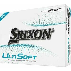 Srixon Ultisoft Golf Balls Soft White Golfové lopty vyobraziť