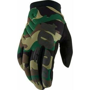 100% Brisker Gloves Camo/Black L Cyklistické rukavice vyobraziť