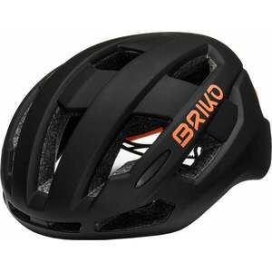 Briko Izar LED Matt Black/Orange Fluo L Prilba na bicykel vyobraziť