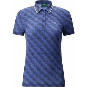 Chervo Womens Anzi Blue Pattern 36 Polo košeľa vyobraziť