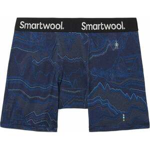 Smartwool Men's Merino Print Boxer Brief Boxed Deep Navy Digital Summit Print S Termoprádlo vyobraziť