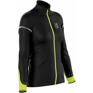 Compressport Hurricane Windproof Flash W Black/Fluo Yellow M Bežecká bunda vyobraziť