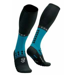 Compressport Full Winter Run Mosaic Blue/Black T2 Bežecké ponožky vyobraziť