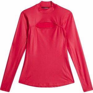 J.Lindeberg Sage Long Sleeve Womens Rose Red S Polo košeľa vyobraziť