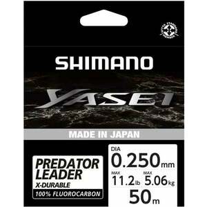 Shimano Fishing Yasei Predator Fluorocarbon Číra 0, 25 mm 50 m 5, 06 kg Vlasec vyobraziť