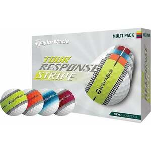 TaylorMade Tour Response Stripe Multicolour Golfové lopty vyobraziť