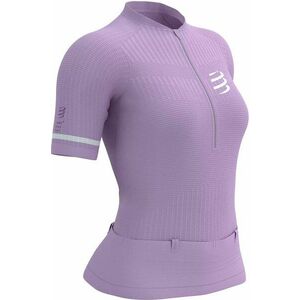 Compressport Trail Postural SS Top W Lupine/White M Bežecké tričko s krátkym rukávom vyobraziť