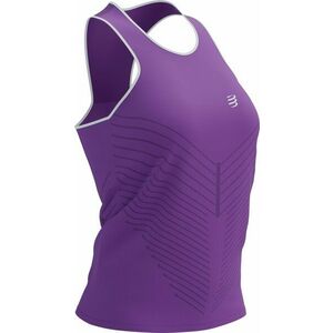 Compressport Performance Singlet W Royal Lilac/White M Bežecké tielko vyobraziť