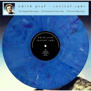 Edith Piaf - Récital 1961 (Limited Edition) (Numbered) (Reissue) (Blue Marbled Coloured) (LP) vyobraziť