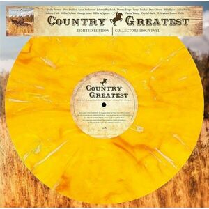 Various Artists - Country Greatest - Big Hits And Superstars Of Country Music (Limited Edition) (Yellow Marbled) (LP) vyobraziť