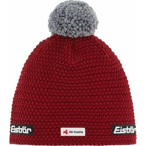 Eisbär Jamie Pompon SKA Beanie Burgundy/Grey UNI Čiapka vyobraziť