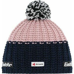 Eisbär Refocus Pompon SKA Beanie Midnight Blue/Pink Clay UNI Čiapka vyobraziť