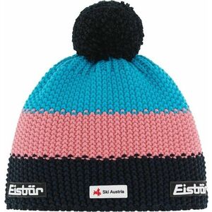 Eisbär Star Pompon SKA Beanie Black/Strawberry/White UNI Čiapka vyobraziť