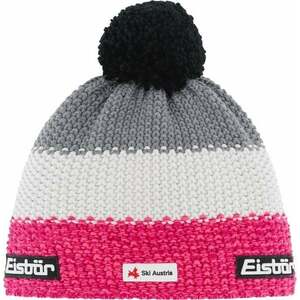 Eisbär Star Pompon SKA Beanie Flecked Pink/White/Grey UNI Čiapka vyobraziť