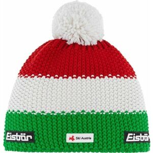 Eisbär Star Pompon SKA Beanie Green/White/Red UNI Čiapka vyobraziť