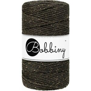 Bobbiny 3PLY Macrame Rope 3 mm 100 m Golden Espresso Špagát vyobraziť