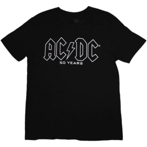 AC/DC Tričko Logo History Unisex Black 2XL vyobraziť