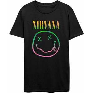 Nirvana Tričko Sorbet Ray Happy Face Unisex Black 2XL vyobraziť