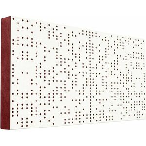 Mega Acoustic FiberPRO120 Binary Diffuser White/Dark Red Absorpčný drevený panel vyobraziť