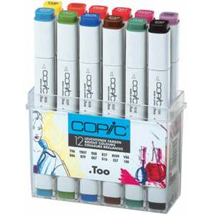 Copic Classic Fixky Bright Colours 12 ks vyobraziť