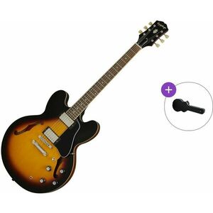 Epiphone ES-335 SET Vintage Sunburst Semiakustická gitara vyobraziť