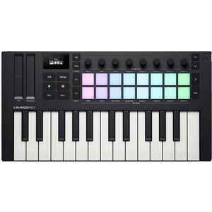 Novation Launchkey Mini 25 MK4 MIDI keyboard Black vyobraziť