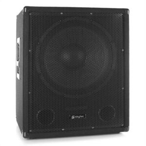 Skytec SMWBA15, aktívny PA subwoofer, bi-amp, AUX, MIC vyobraziť