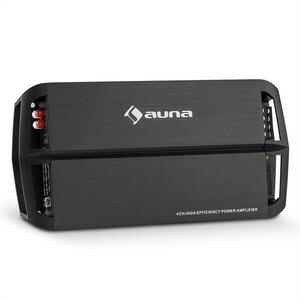 Auna AMP490BK, 360 W, 4-kanálový auto zosilňovač, trieda A/B, zosilňovač, diaľkové ovládanie vyobraziť