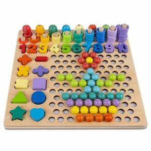 MG Wooden Montessori drevené puzzle, mix vyobraziť