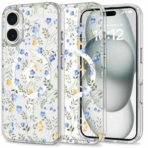 Tech-Protect Magmood MagSafe kryt na iPhone 16, spring flowers vyobraziť