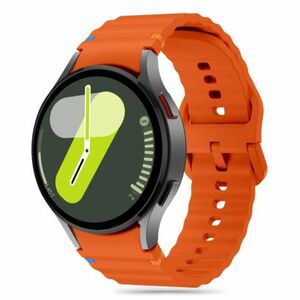 Tech-Protect Silicone Sport remienok na Samsung Galaxy Watch 4 / 5 / 5 Pro / 6 / 7 / FE, orange vyobraziť