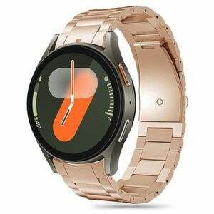 Tech-Protect Stainless remienok na Samsung Galaxy Watch 4 / 5 / 5 Pro / 6 / 7 / FE, blush gold vyobraziť