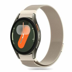 Tech-Protect Milanese remienok na Samsung Galaxy Watch 4 / 5 / 5 Pro / 6 / 7 / FE, starlight vyobraziť