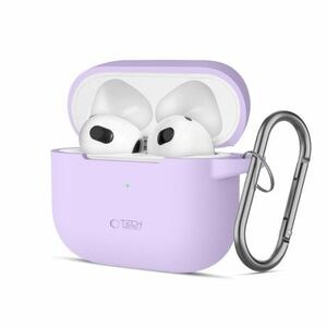 Tech-Protect Silicone Hook puzdro na Apple AirPods 3, fialové vyobraziť