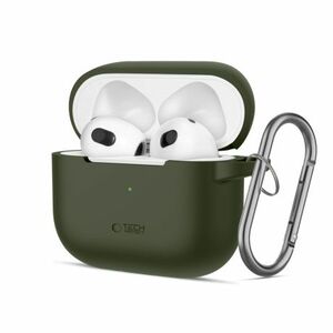 Tech-Protect Silicone Hook puzdro na Apple AirPods 3, zelené vyobraziť